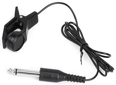 Universals Guitar Acoustics Pickup Clip On Contact Microphones Piezo Pickup For Acoustics Guitar Violins Ukuleles Banjos Clip-on Microphones Piezo Pickup Music Instrument Pickup Easy To Use