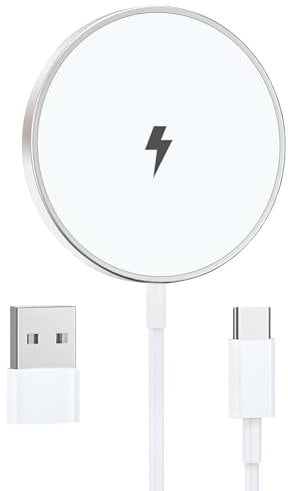 Wireless Charger Iphone, 15W iPhone Mag-Safe Charger wireless iPhone Charger Pad, IPhone Magnetic charger IPHONE WIRELESS Fast charger for iPhone 15 Pro Max/15 Plus/15/14/14 Pro Max/13/12/11/AirPods