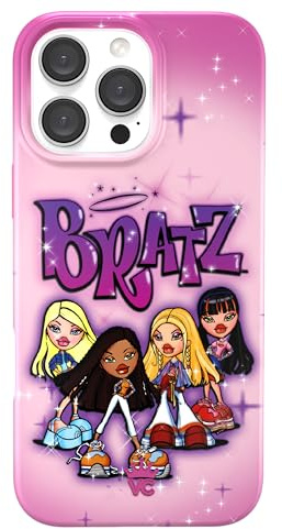 VELVET CAVIAR x Bratz Schutzhülle für iPhone 16 Pro Max – kompatibel mit MagSafe [3 m Falltest] – Rosa, Airbrush Angels