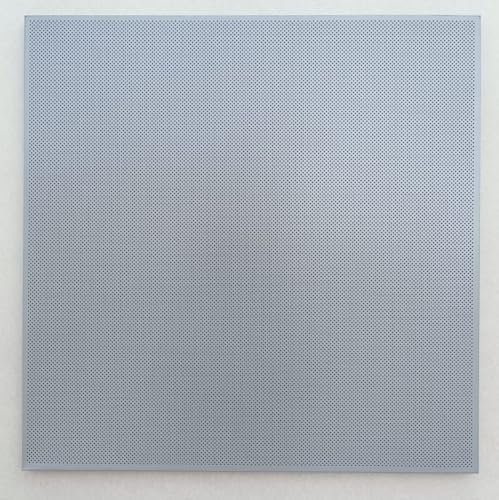 ITP Akifix SM01S.F1 Metallische Deckenpaneele Farbe Silber RAL9006 60 x 60 x 1,5 cm - Lochung F1 gesamt - Packung mit 20 Paneelen - insgesamt 7,20 m²