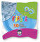 Generico 90 Piatti PIANI colorati di plastica RIUTILIZZABILI da 22cm | Piatti rigidi e lavabili | Azzurro | Per feste ed eventi