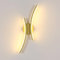 Mckalen Wandlampe Innen LED, 20W 2250LM Wandleuchte LED Gold Modern, Dekorativ Wandbeleuchtung Flur für Schlafzimmer Korridor Wohnzimmer Treppe, Warmweiß 3000K
