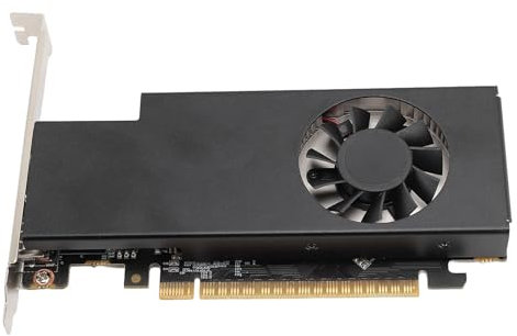 ASHATA Für GTX1050 4 GB GDDR5 Grafikkarte, Gaming Grafikkarte, 128 Bit Grafikkarte mit Lüfter Für ITX Gaming PC, HDMI DVI Ausgang, PCI Express 3.0 X16
