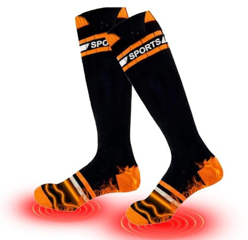 Winter Sport Socks, Heated Socks Outdoors, Comfortable Heated Socks, Rechargeable Thermo Socks, Electric Heated Socks, Battery Powered Socks, Rechargeable Heated Socks, Heated Socks Motorcycle
