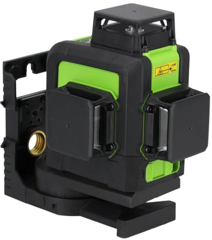 3D-Multilinienlaser, Laser-Wasserwaage 3D, DEDRA 2,4mW Reichweite bis zu 50 m, Grüner Laser, Digitaler Lasermessgerät, Schutzklasse: IP54, 5200mAh akku