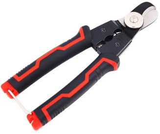 Tagliacavi Multifunzione 4-IN-1 da 17cm – Utensile Professionale per Taglio e spelatura Cavi in Acciaio e Rame