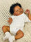 Enjoy with Love Neue 19inch Laura Neugeborenes Baby Größe bereits beendet Reborn Baby Puppe 3D Haut Hand detailliert gemalt dunkle Haut sichtbare Venen