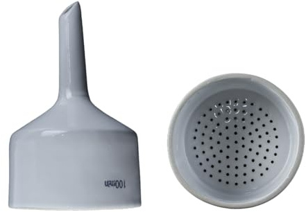 Hoite Imbuto Buchner, imbuto in tessuto di porcellana, riempitivo per filtro da laboratorio da 100 mm