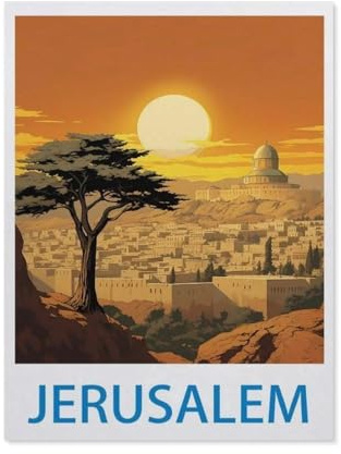 Jerusalem，Jigsaws Puzzles 1000 Pieces Classic Jigsaws Educational Games Toys，Best Gift for Adults and Kids（38x52cm）-EE10