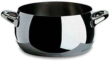 Alessi SG101/24 Mami Casseruola a Due Manici in Acciaio Inossidabile 18/10, Lucido