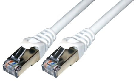 MCL Patch Cable Cat.6e F/UTP, 3m - Cable de Red (3m, 3 m, RJ-45, RJ-45, Blanco)