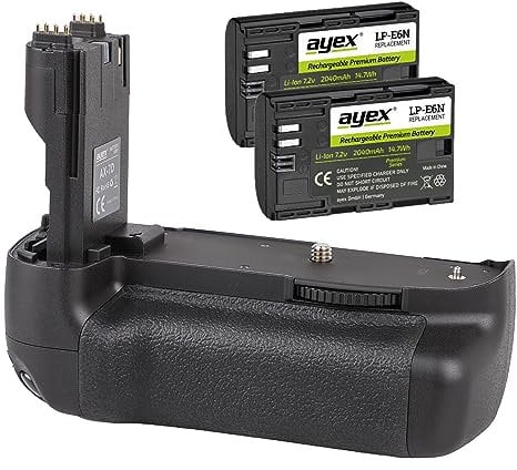 Meike Battery Grip for Canon EOS 7D BG-E7 in Original Quality Power Pack with Vertical Shutter Release and many functions Vertical Grip/Battery Grip) – P