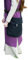 Burgschneider - Tasche Ehwaz - Schwarz (Standard, Unisex, Baumwolle) Historisch - Medieval