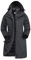 Mountain Warehouse Alaskan 3-in-1 Damen Winter Mantel - Lange, wasserdichte Winterjacke, Warme Steppjacke Innenjacke mit Reißverschluss & Kapuze Tiefschwarz Damengröße EU 44