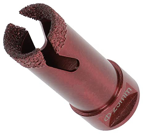 PRODIAMANT Speedmaster Foret à carrelage 25 mm qualité professionnelle pour meuleuse d'angle pour le perçage de carrelage grès cérame et pierre naturelle Scie cloche avec logement M14