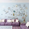 Wandtattoo Baum 3D DIY Wandaufkleber Family Stammbaum Fotowand Baum Wandtattoo Wall Sticker mit Bilderrahmen Foto Wandsticker Wanddeko Deko Wohnzimmer Schlafzimmer (Silber Links,XL)