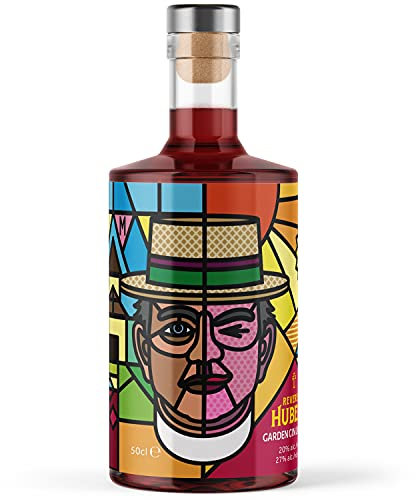 Reverend Hubert Garden Gin Liqueur, 50cl, 20% Alcohol - Premium Summer Gin Liqueur Perfect for Summer Garden Parties & Special Occasions