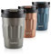 eppikan eppiCafé Edelstahl Thermobecher mit klappbarem Tragegriff - auslaufsicherer Coffee-To-Go-Becher für Kaffee und Tee 400 ml (Electric Grey)
