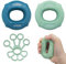 Fingertrainer Set Handgriffstärker Grifftrainer-Ringe Hand Grip Finger Stretcher Finger Handgrifftrainer Hand Trainingsgerät Anfänger