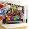 Fototapete Vlies Premium Kunstdruck Tapete Deko Poster Bild Design Moderne Graffiti Street Art Wanddekoration fototapete 3D Tapete effekt Vlies wandbild Schlafzimmer-300cm×210cm