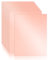 Whaline 30 Blatt rotgoldener rosa schimmernder Karton, 21,6 x 27,9 cm dickes Kartonpapier, 250 g/m², Druckerpapier für Drucke, Bastelbedarf