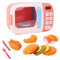 Harilla Fai Finta di Giocare a Giocattoli Set da Cucina Giocattoli Sviluppo Giocattolo educativo da Cucina Mini Giocattolo per microonde per bomboniere Regali, Rosa, 13 Pezzi