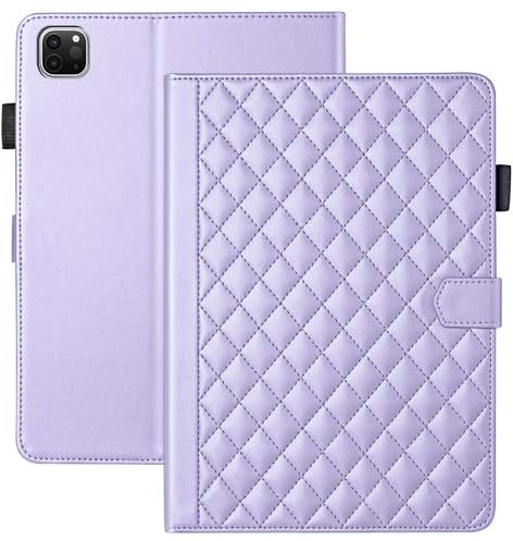 Vaitasy Funda para iPad Air 11 2025/2024 iPad Pro 11 2021/2020 Business Cuero PU Tablet Carcasa para iPad Air 5/4 10.9 2022/2020 con Ranura para Tarjeta Púrpura