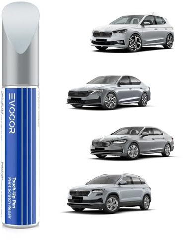 EVOOOR 2Y2Y /S9R Moon Weiß Perleffekt Autolack Nachbesserung für Skoda, Kratzer Reparatur für Auto, Schnelle & Einfache Lösung zur Reparatur