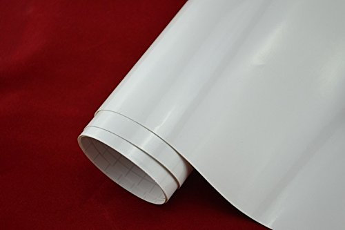 Neoxxim 47€/m² Zierstreifen Klebefolie – Weiss Glanz 14 cm x 152 cm Autofolie Viper Streifen Ladekantenschutz Lackschutz Foile Einstiegsleistenschutz Kantenschutz