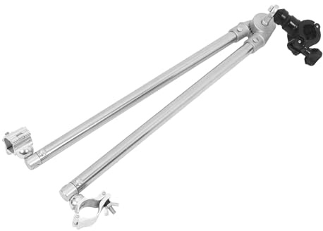 AMUSLESUR E-Bike Anhängerkupplung Adapter Schnellverschluss aus Metall | Klappanhänger und Bollerwagen, Tragbar und Einziehbar, Passend für Roller und Motorräder, Silber