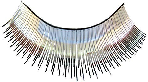 EULENSPIEGEL Wimpern metallic silber