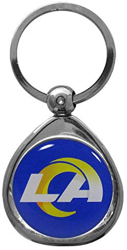 Siskiyou NFL Sports Fan Shop Los Angeles Rams Chrome Key Chain One Size Team Colors