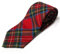 Cravate homme 100 % laine Disponible dans différents Tartans - rouge - Taille Unique