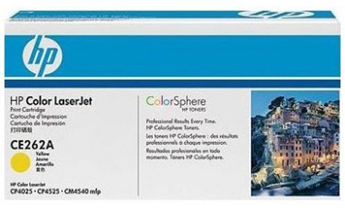 HP Color Laserjet CP 4520 N (CE262A) Original Toner von HP - Gelb/Yellow / ca. 11.000 Seiten