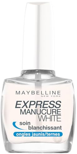 GEMEY Maybelline Express-Maniküre Unterlack Weiß, aufhellende Pflege