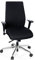 hjh OFFICE 608700 Profi Bürostuhl PRO-TEC 250 Stoff Schwarz Drehstuhl ergonomisch, Sitztiefe & Armlehnen verstellbar