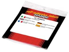 Etichette Markin adesive 34x10mm bianca (10 fogli x40 etichette/foglio) 5 [10025]