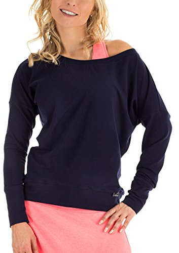 WINSHAPE Damen Freizeit Sport Dance Fitness Ws2 Longsleeve, Night-blue, L EU
