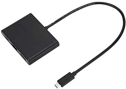 Targus Plugable USB-C Laptop Docking To HDMI/USB-C/USB-A Adapter with Power Delivery Universal compatibility for USB-C devices, Black (ACA929EU)