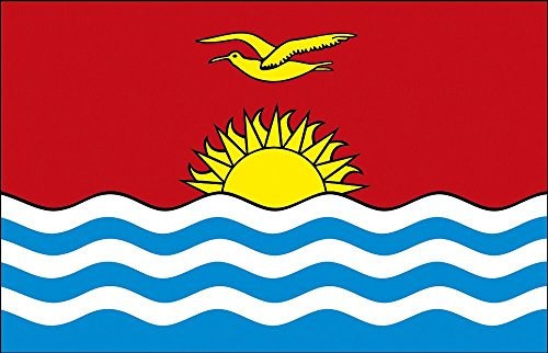 Deko Fahne – Kiribati – Gr. ca. 150 x 90 cm – 80083 decorazione del Paesi Bandiera