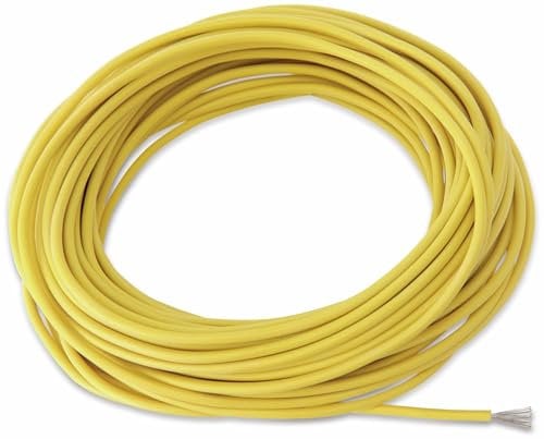 Silikon-Litze, 0,5 mm², gelb, 10 m