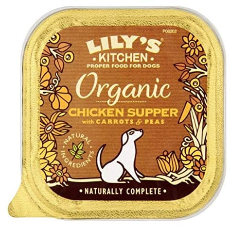 Lily's Kitchen - ORGANIC CHICKEN SUPPER - WET FOOD TRAYS - 150g x22