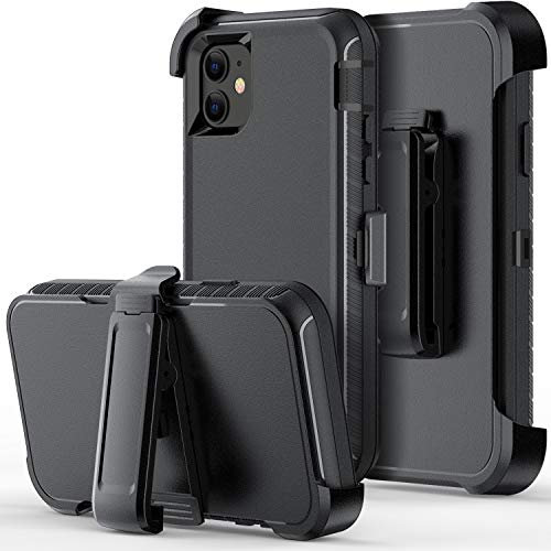 ORIbox Case Compatible with iPhone 12 mini Case, Heavy Duty Shockproof Anti-Fall case with Belt Clip
