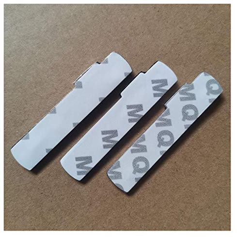 Just like 10 pz/Lotto Nuova Auto Auto Matt Silver Glossy Chrome Black Metal S Line Sline Fit per Audi A4 S4 RS4 A6 TT A3 Adesivo Badge Emblem (Color Name : Matt Black)