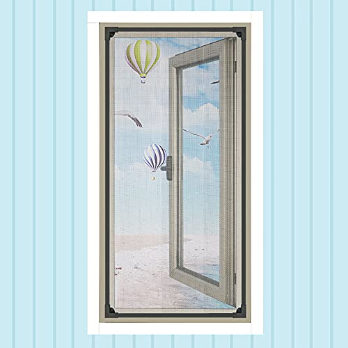 ACUY Insektenschutzgitter 40x80cm, mit Magnetbefestigung Fliegen Netz ohne Bohren nach Maß für Fenster