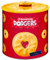 Biscuits Tin Gift Set - Jammie Dodger Biscuit Barrel – Shortcake Biscuits with Raspberry Flavoured Jam