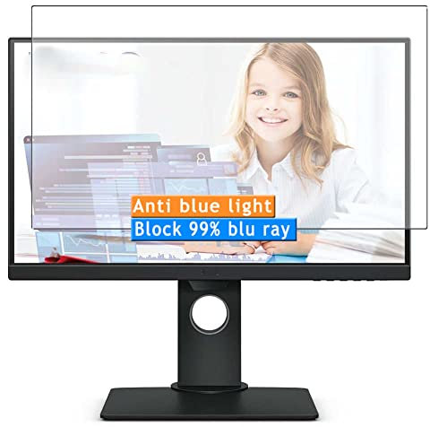 Vaxson 2-Pack Anti Blue Light Screen Protector, compatible with BenQ GW2480T / GW2480 23.8 Monitor, TPU Guard Film Protectors Sticker [NOT Tempered Glass] New