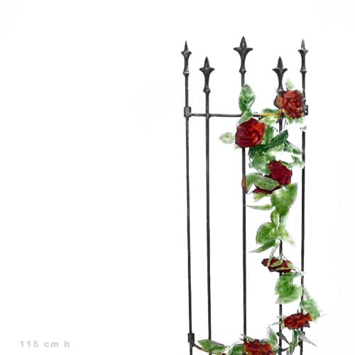 Rankgitter Lilie, halbrund