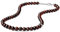 GAVU Rotes Tigerauge Kristall Perlenkette für Herren 65cm