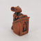 YSINOBEAR Church Mouse Statue, Brown, Floral, 6x4x8.3cm, 125g, Resin, Whimsical, Humorous Design, Matte Finish, 1 Count, Adult, Religious Display, Collectible, Garden, Earth Tones